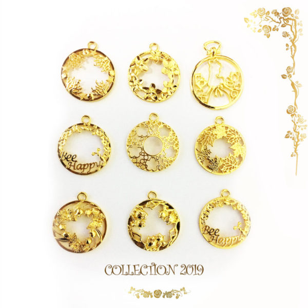 NEW! Set 9 open bezel - Collection 2019 “BE HAPPY”