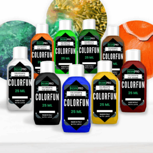 COLOURING PASTES SET TRANSLUCENT EFFECT- 9 x 25 ml [0,87 oz]