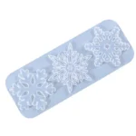 3 Snowflakes mold for DIY Christmas decorations (23 cm)