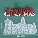 Mold MERRY CHRISTMAS for DIY Christmas Decorations