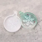 Round Mold with Snowflake for DIY Christmas Decorations