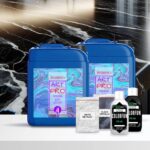 Black Marble Effect KITCHEN TOP Kit with epoxy resin (+ scratch-resistant paint included in the price!)