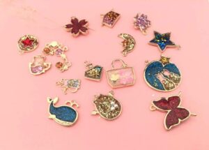 Set of 9 Open Bezels for Creating Resin Jewelry
