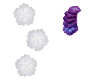 Flower Mold Set for Creating Resin Coasters
