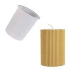 Silicone Mold - Refined Striped Candles - CandleMold