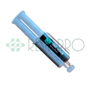 Transparent 2K Epoxy Adhesive – Dual Syringe | 1, 5 or 60 Minute Curing