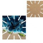 Wood Panel (MDF) for Square Wall Clock 40x40 cm