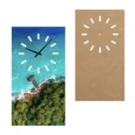 Wood Panel (MDF) for Personalized Wall Clock 50x28 cm