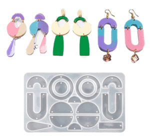 Silicone Mold for Earrings and Pendants