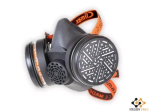 Protective Mask with Certified Filters for Resins