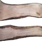 2 Spanish Walnut Planks 120-130 cm x 3 cm Thickness – Create Your First River Table