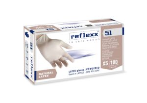 Disposable Powdered Latex Gloves Size M/L
